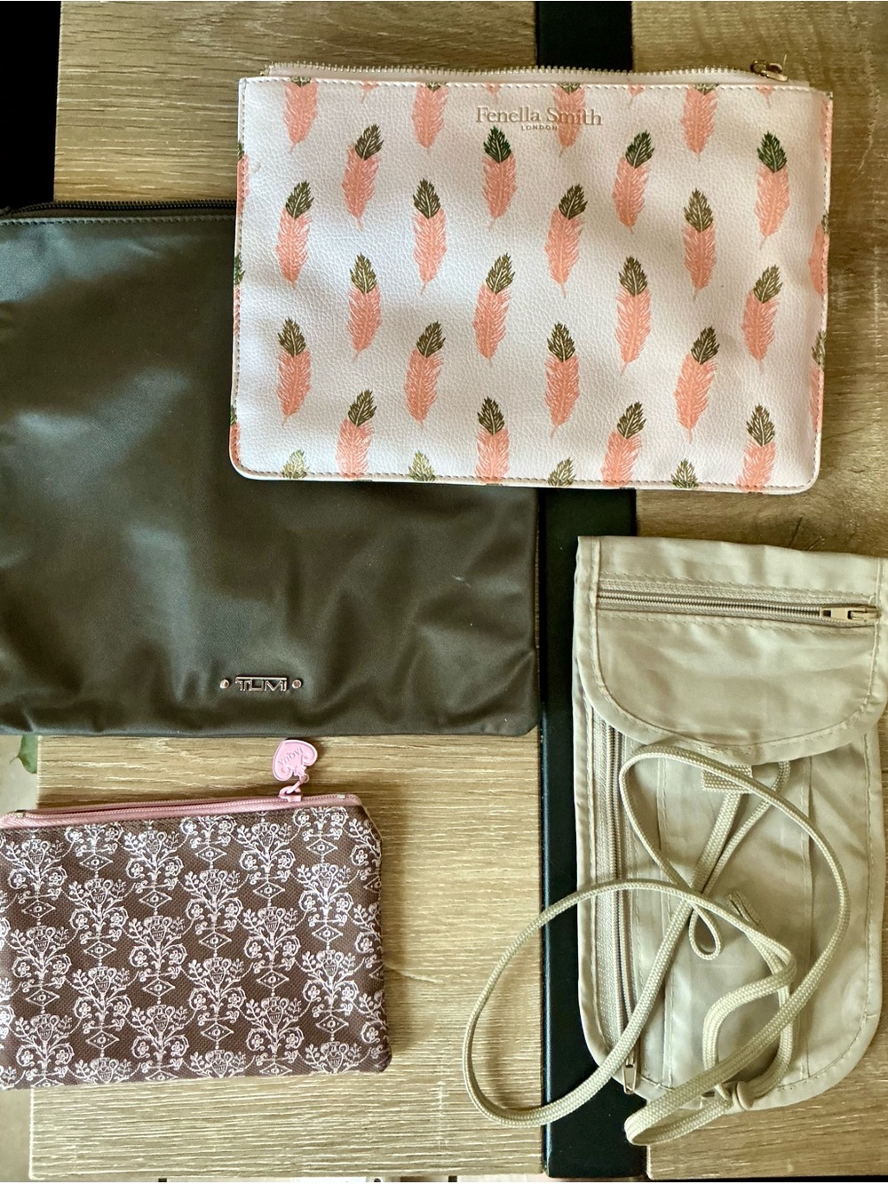 4-Pouch Travel & Cosmetic Bundle 👜✨